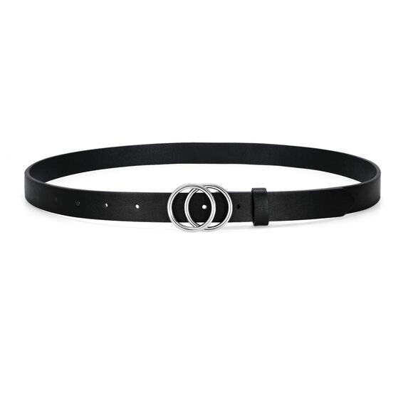 Accessories - 1187 Skinny Black Belts For Women Fashion Ladies Thin Leather Dresses Belt